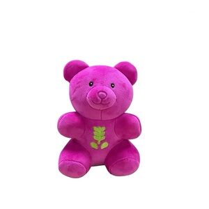 ❄️ 5/$20 Way To Celebrate Skeleton Gummy Bear Plush, Pink, 6", Stuffed Animal